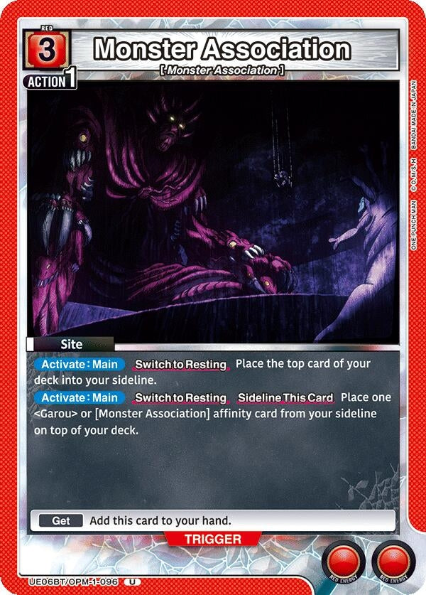 Image for Monster Association (UE06BT/OPM-1-096) (UE06BT: One Punch Man) (UE06BT) - Union Arena