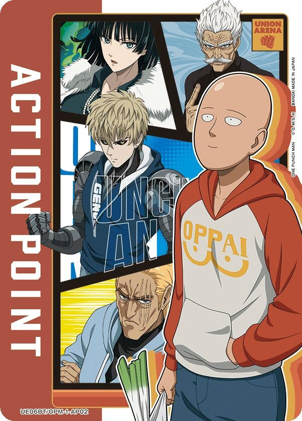 Image for Action Point Card (AP02) (UE06BT/OPM-1-AP02) (UE06BT: One Punch Man) (UE06BT) - Union Arena