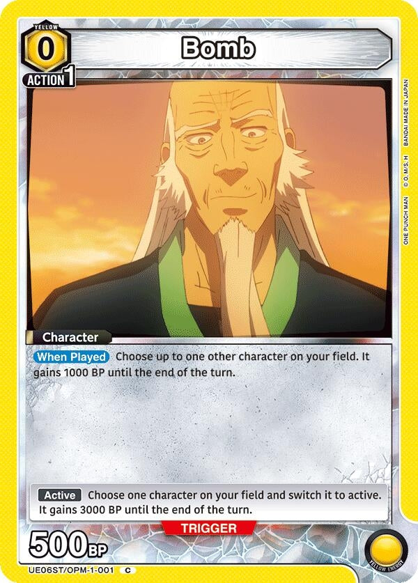 Image for Bomb (UE06ST/OPM-1-001) (UE06ST: One Punch Man Starter Deck) (UE06ST) - Union Arena