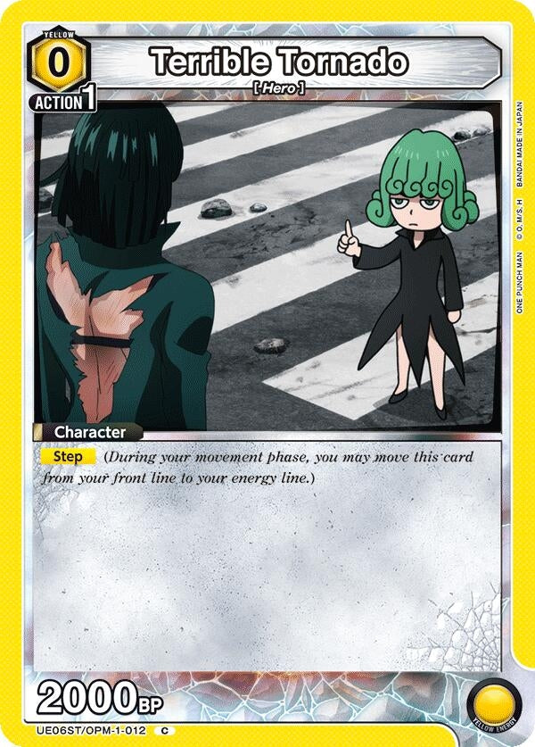 Image for Terrible Tornado (012) (UE06ST/OPM-1-012) (UE06ST: One Punch Man Starter Deck) (UE06ST) - Union Arena