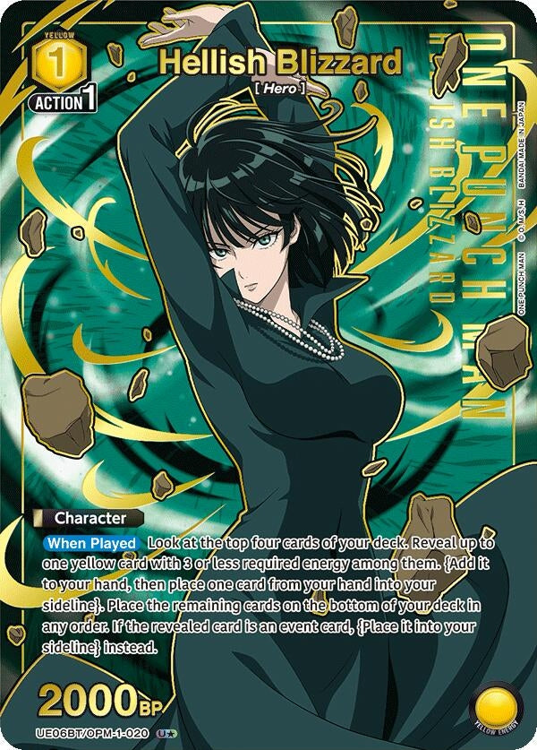 Image for Hellish Blizzard (020) (U*) (UE06BT/OPM-1-020) (UE06BT: One Punch Man) (UE06BT) - Union Arena