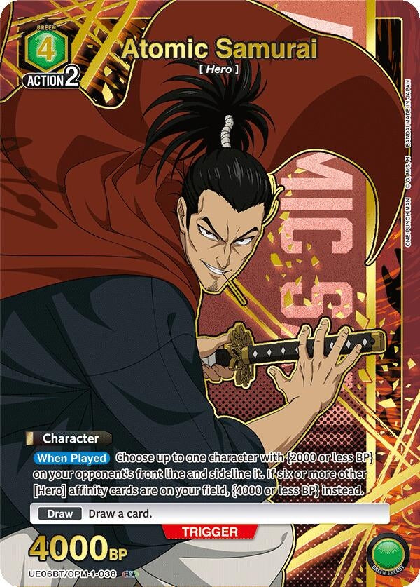 Image for Atomic Samurai (R*) (UE06BT/OPM-1-038) (UE06BT: One Punch Man) (UE06BT) - Union Arena