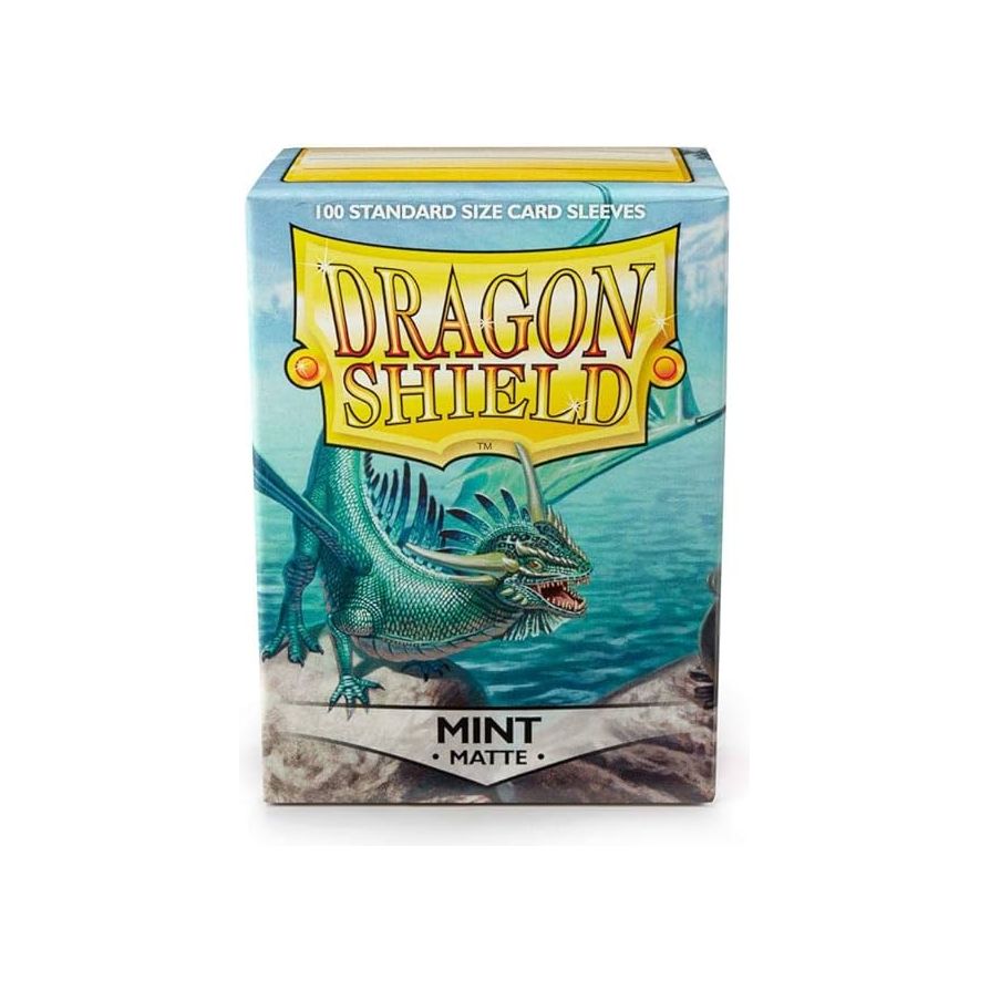 Dragon Shield - Standard 'Mint' Matte Sleeves 100 pack - PokeBox USA
