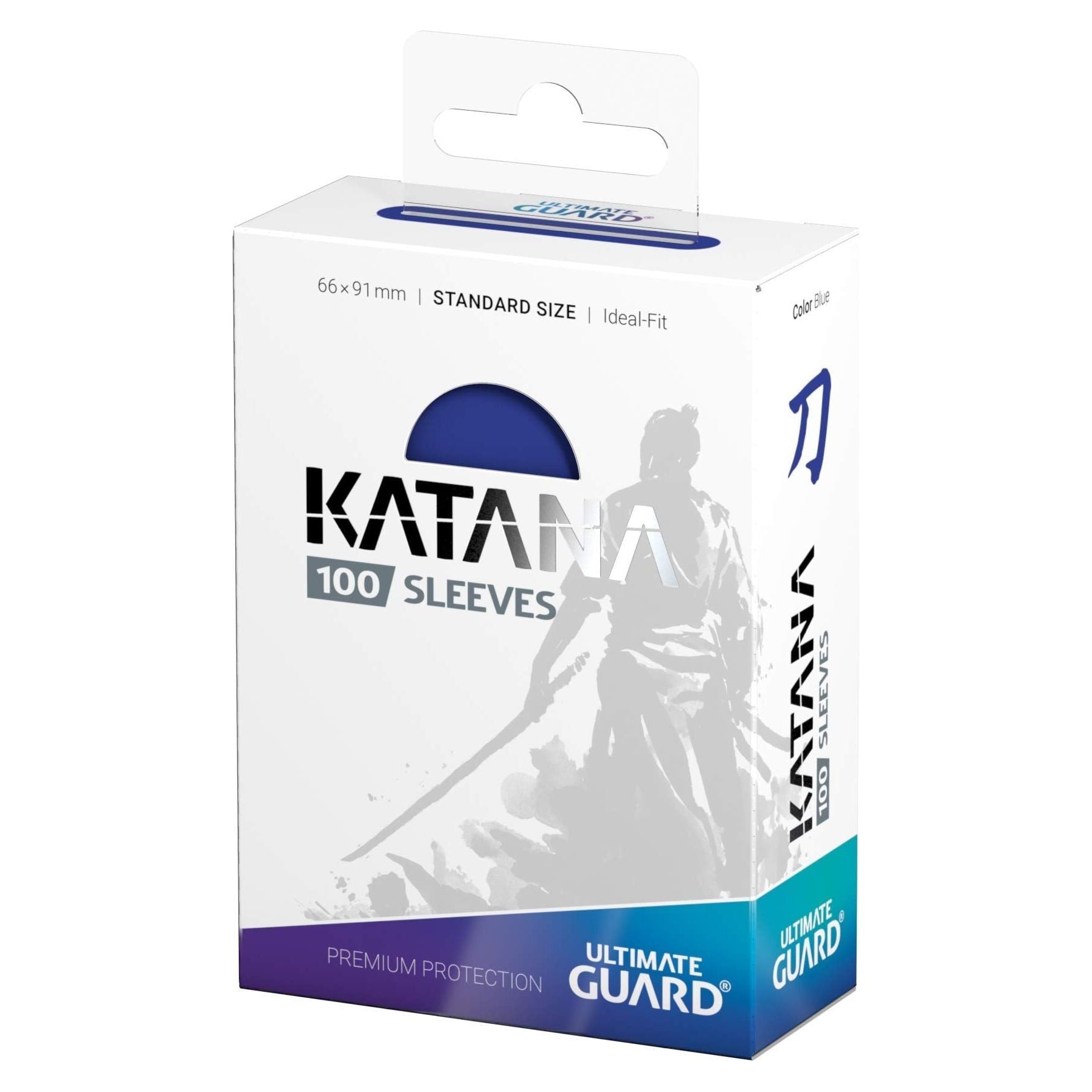 Ultimate Guard Katana Standard Size Sleeves Blue (100) - PokeBox USA