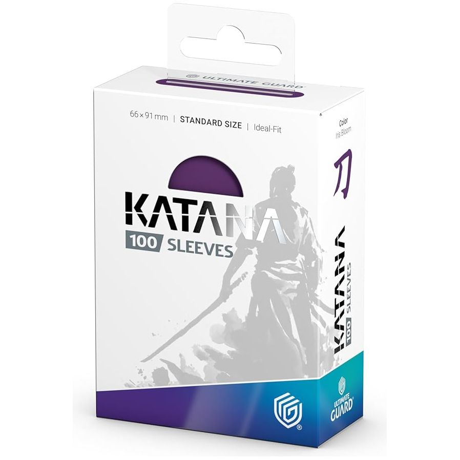 Ultimate Guard Katana Standard Size Sleeves Iris Bloom (100) - PokeBox USA