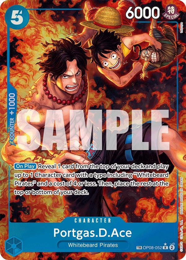 Image for Portgas.D.Ace (TR) (OP08-052) (Royal Blood) (OP10) - One Piece Card Game