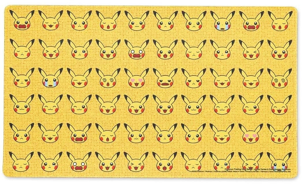 Image for Pokemon TCG: Pokemon Center Exclusive Pikachu Moods Playmat - Playmats