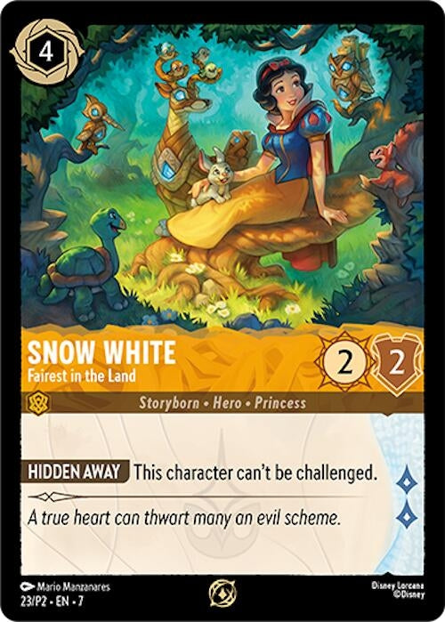 Image for Snow White - Fairest in the Land (23) (Disney Lorcana Promo Cards) (DLPC) - Disney Lorcana
