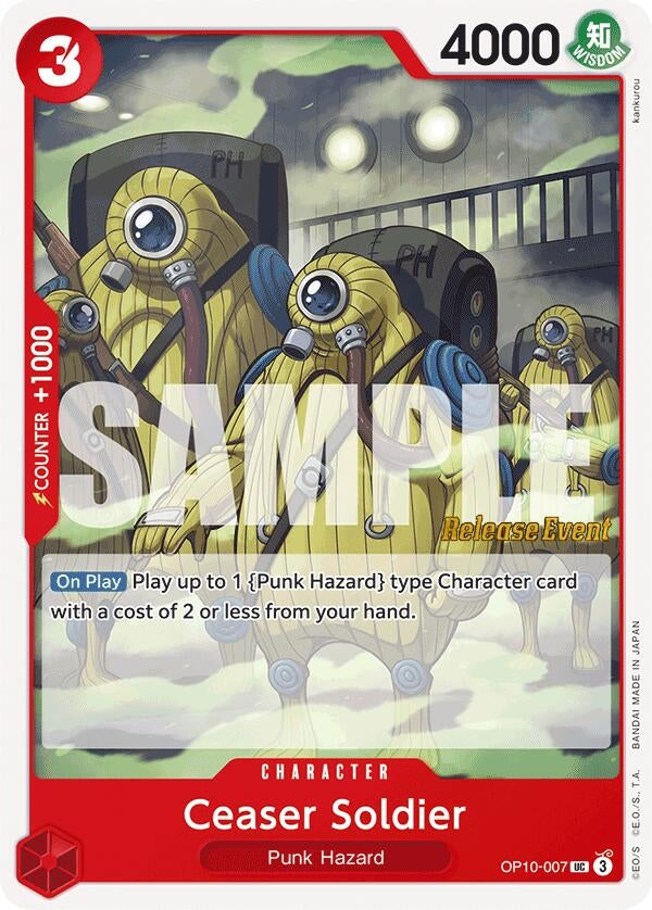 Image for Ceaser Soldier (OP10-007) (Royal Blood Release Event Cards) (OP10 RE) - One Piece Card Game