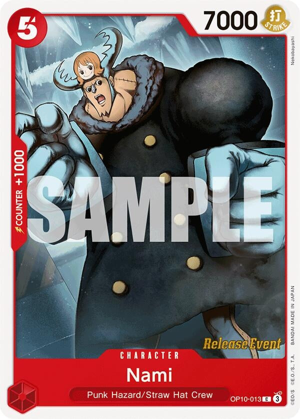 Image for Nami (013) (OP10-013) (Royal Blood Release Event Cards) (OP10 RE) - One Piece Card Game