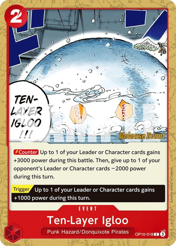 Image for Ten-Layer Igloo (OP10-018) (Royal Blood Release Event Cards) (OP10 RE) - One Piece Card Game