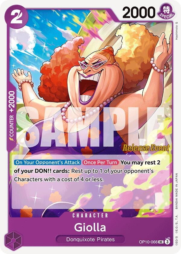 Image for Giolla (OP10-066) (Royal Blood Release Event Cards) (OP10 RE) - One Piece Card Game
