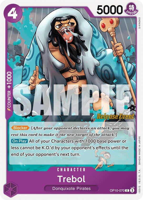 Image for Trebol (OP10-070) (Royal Blood Release Event Cards) (OP10 RE) - One Piece Card Game
