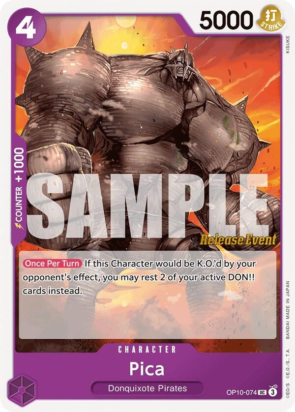 Image for Pica (OP10-074) (Royal Blood Release Event Cards) (OP10 RE) - One Piece Card Game