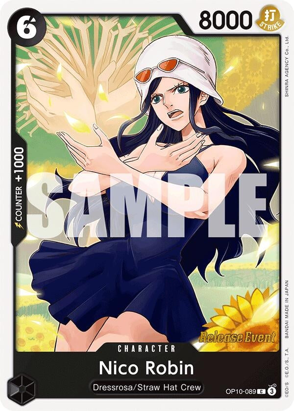 Image for Nico Robin (OP10-089) (Royal Blood Release Event Cards) (OP10 RE) - One Piece Card Game