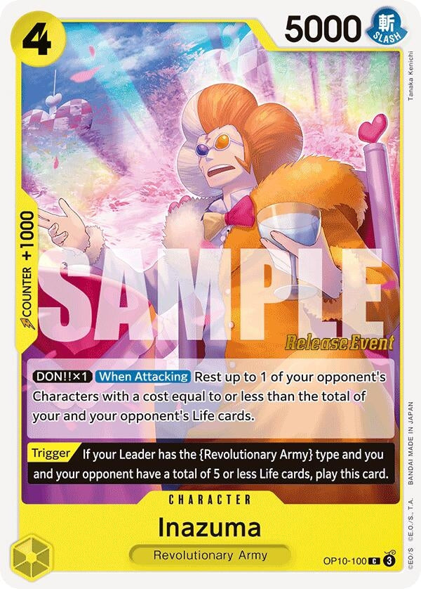 Image for Inazuma (OP10-100) (Royal Blood Release Event Cards) (OP10 RE) - One Piece Card Game