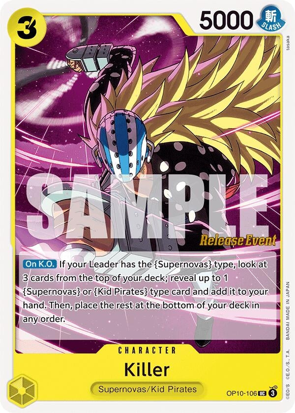 Image for Killer (OP10-106) (Royal Blood Release Event Cards) (OP10 RE) - One Piece Card Game