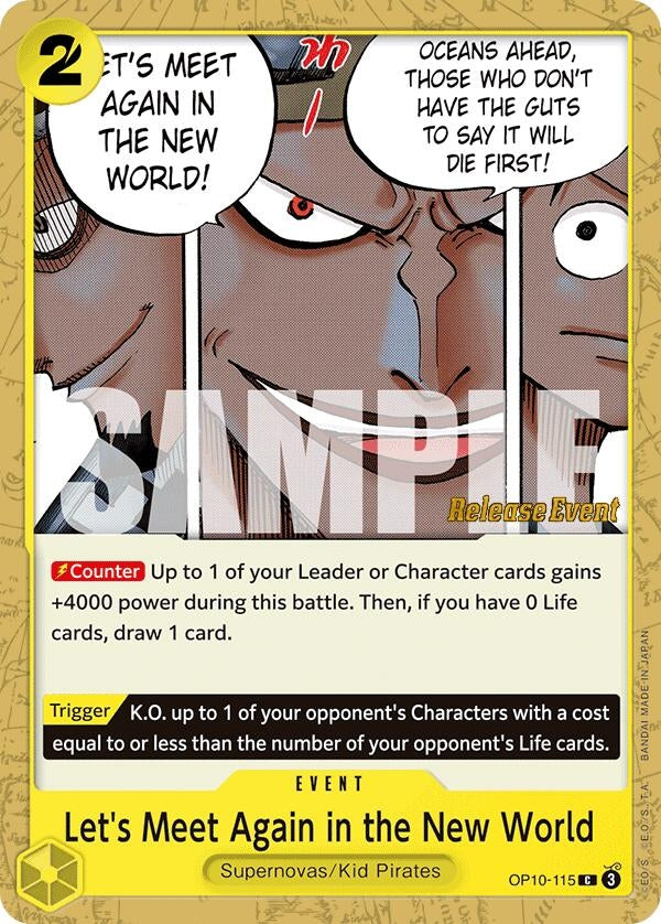 Image for Let's Meet Again in the New World (OP10-115) (Royal Blood Release Event Cards) (OP10 RE) - One Piece Card Game
