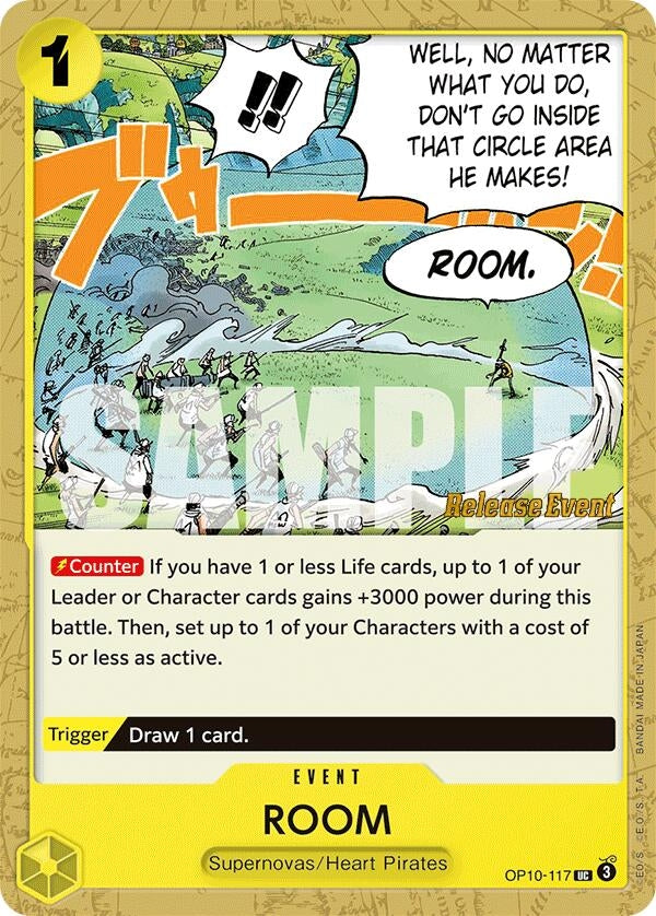 Image for ROOM (OP10-117) (Royal Blood Release Event Cards) (OP10 RE) - One Piece Card Game