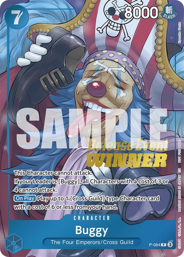 Image for Buggy (OP10 Release Event Winner) (P-084) (One Piece Promotion Cards) (OP-PR) - One Piece Card Game