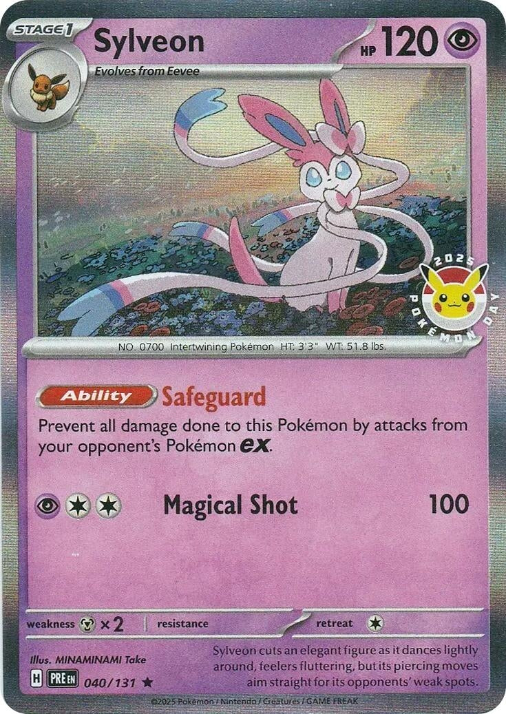 Image for Sylveon - 040/131 (Pokemon Day) (040/131) (Miscellaneous Cards & Products) (MCAP) - Pokemon
