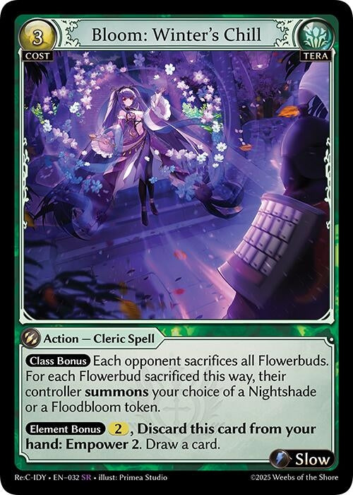 Image for Bloom: Winter's Chill (032) (Diao Chan Re: Collection, Idyll Corsage) (IDLCRS) - Grand Archive TCG