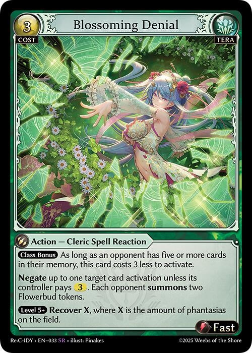 Image for Blossoming Denial (033) (Diao Chan Re: Collection, Idyll Corsage) (IDLCRS) - Grand Archive TCG