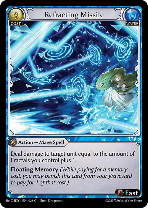 Image for Refracting Missile (028) (Diao Chan Re: Collection, Idyll Corsage) (IDLCRS) - Grand Archive TCG