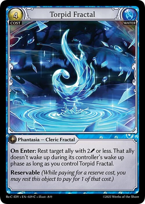 Image for Torpid Fractal (029) (Diao Chan Re: Collection, Idyll Corsage) (IDLCRS) - Grand Archive TCG