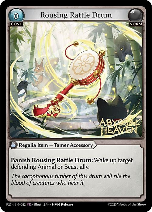 Image for Rousing Rattle Drum (022) (Promotional Cards) (P) - Grand Archive TCG