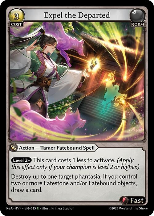 Image for Expel the Departed (015) (Guo Jia Re: Collection, Heaven’s Favored) (HVNFV) - Grand Archive TCG