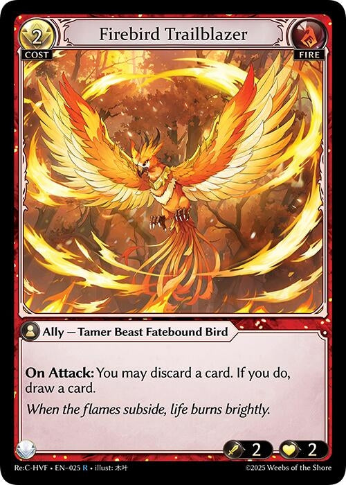 Image for Firebird Trailblazer (025) (Guo Jia Re: Collection, Heaven’s Favored) (HVNFV) - Grand Archive TCG
