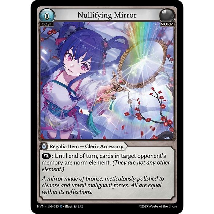 Image for Nullifying Mirror (015) (Abyssal Heaven) - Grand Archive TCG