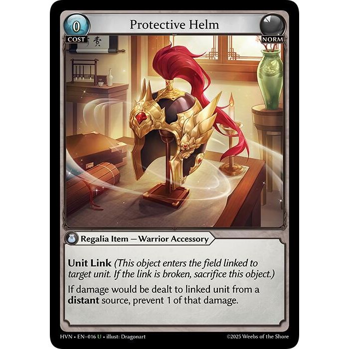 Image for Protective Helm (016) (Abyssal Heaven) - Grand Archive TCG
