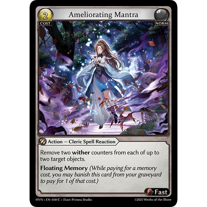 Image for Ameliorating Mantra (030) (Abyssal Heaven) - Grand Archive TCG