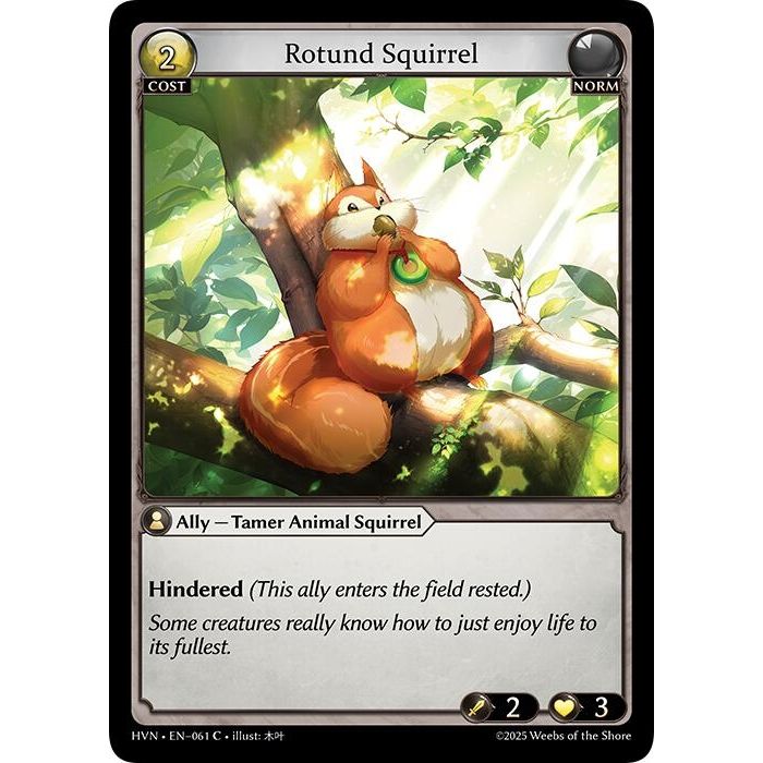 Image for Rotund Squirrel (061) (Abyssal Heaven) - Grand Archive TCG