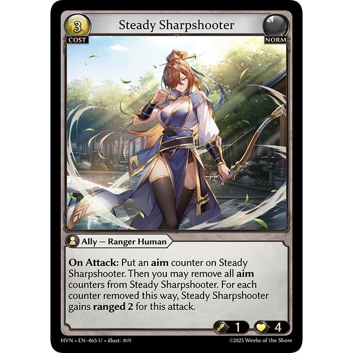 Image for Steady Sharpshooter (065) (Abyssal Heaven) - Grand Archive TCG