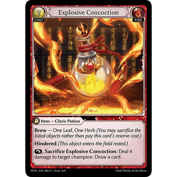 Image for Explosive Concoction (085) (Abyssal Heaven) - Grand Archive TCG
