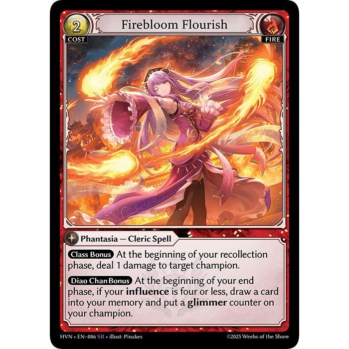 Image for Firebloom Flourish (086) (Abyssal Heaven) - Grand Archive TCG