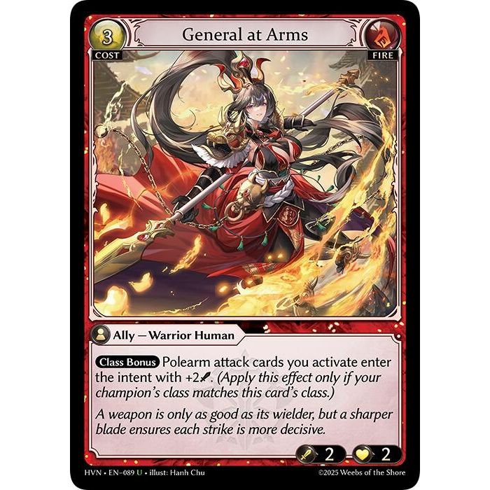 Image for General at Arms (089) (Abyssal Heaven) - Grand Archive TCG