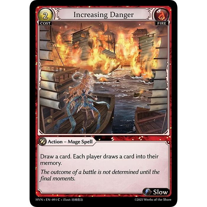 Image for Increasing Danger (091) (Abyssal Heaven) - Grand Archive TCG