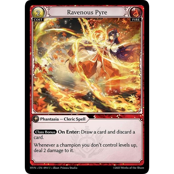 Image for Ravenous Pyre (094) (Abyssal Heaven) - Grand Archive TCG