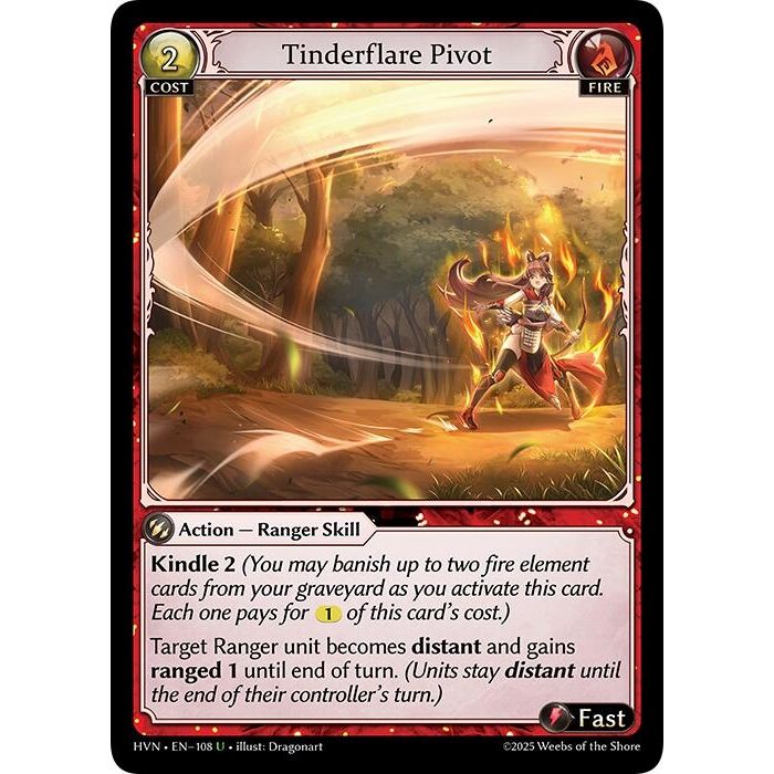 Image for Tinderflare Pivot (108) (Abyssal Heaven) - Grand Archive TCG