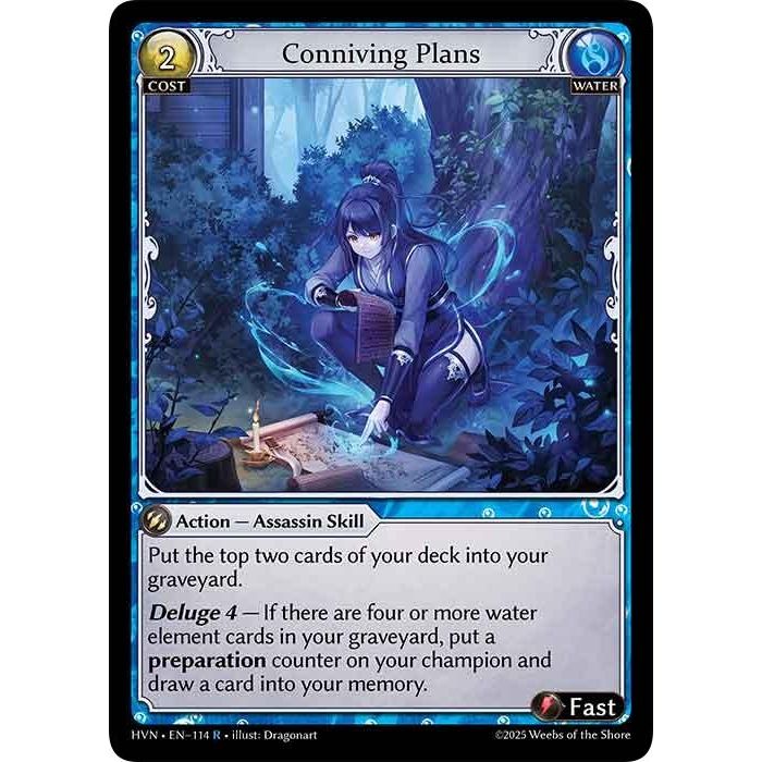 Image for Conniving Plans (114) (Abyssal Heaven) - Grand Archive TCG