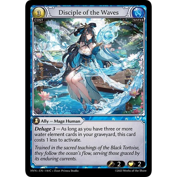 Image for Disciple of the Waves (118) (Abyssal Heaven) - Grand Archive TCG