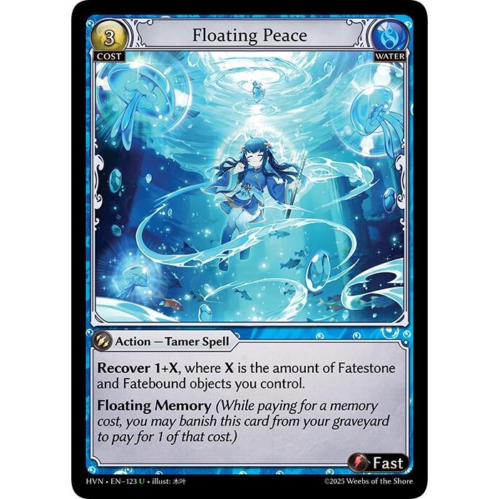 Image for Floating Peace (123) (Abyssal Heaven) - Grand Archive TCG