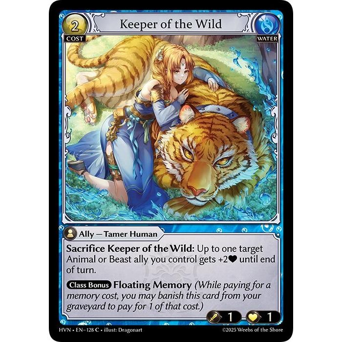 Image for Keeper of the Wild (128) (Abyssal Heaven) - Grand Archive TCG