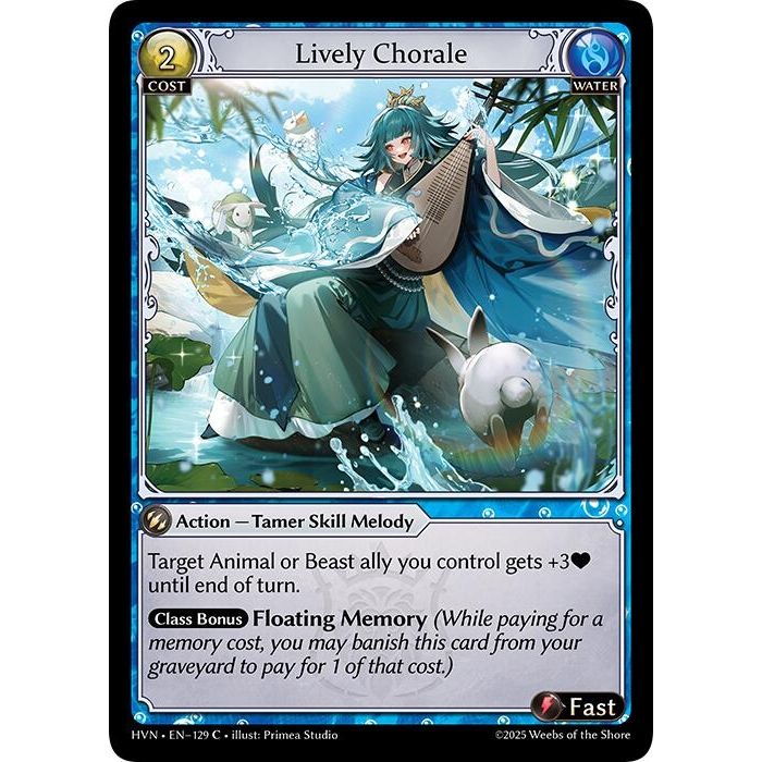 Image for Lively Chorale (129) (Abyssal Heaven) - Grand Archive TCG