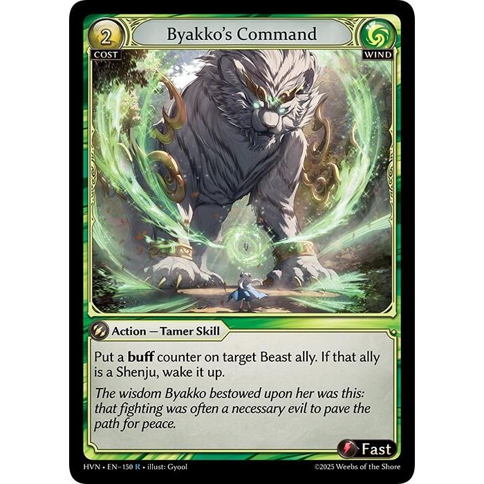Image for Byakko's Command (150) (Abyssal Heaven) - Grand Archive TCG