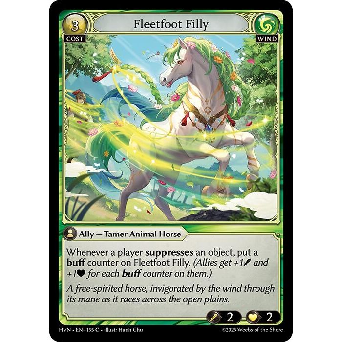 Image for Fleetfoot Filly (155) (Abyssal Heaven) - Grand Archive TCG